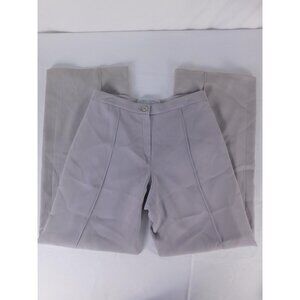 Frans Baviera Dress Pants Womens 30 Gray Lined Straight Leg Spain Career Office